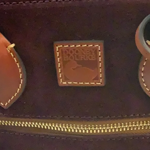 Dooney and Bourke suede satchel - Picture 11 of 12